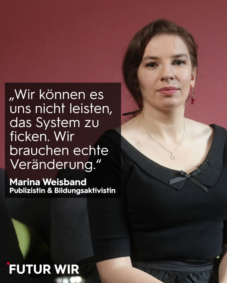 Futur Wir, Teil 3: Wie radikal wollen wir sein? Sascha Chaimovicz ergründet, wie viel Radikalität es braucht, um die Herausforderungen unserer Zeit zu bewältigen. Dazu ist er im Gespräch mit Marina Weisband. <a href="/3sat/">3sat</a> / 05.11.2022 / 19:20 Uhr &amp; Mediathek: bit.ly/3FizwFb