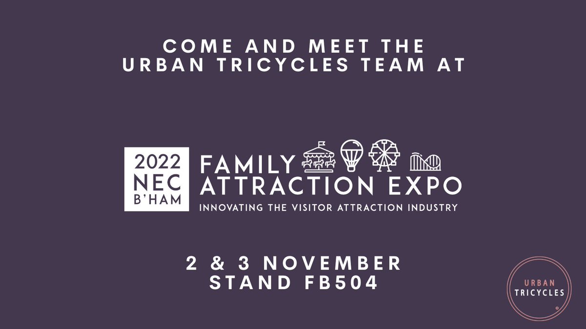 Urbantricycles1's tweet photo. Come and meet the team at @FamilyAttractEx  👀 
  
#coolercart #coolerbike #mobilevending #promotion #marketing  #businessonbikes #icecreambike #icecreamcart #madeinbritain #mobilebar #coffeecart #coffeetricycle #cargobikes #bespoketrikes #PR #events #forhire #familyattractexpo https://t.co/PeaJbo6zVG