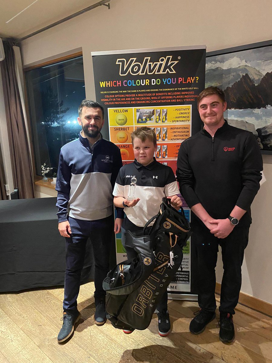 Great day @MachynysGC yesterday for our 2022 Final. Congratulations to all our Champions. A big thank you to our sponsors and partners @wales_golf @RonSkinners @BrandFusionLtd @Asbrigolf Pictured is Drew Morgan our Volvik Champion. More pictures and video on our FB page