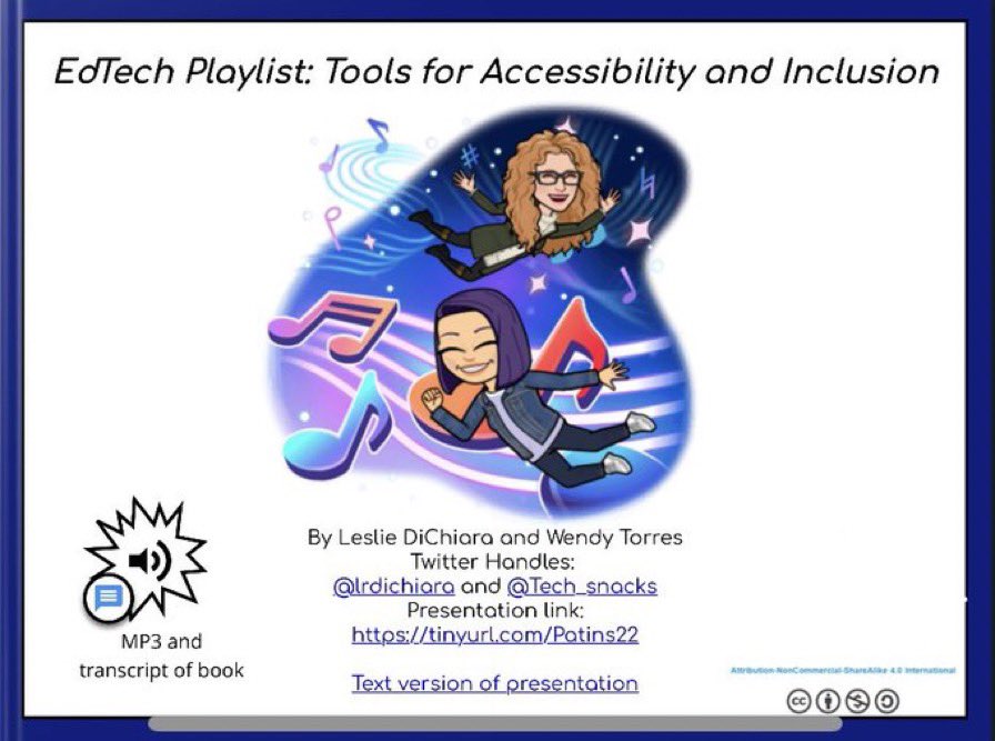 At #PatinsIcam Access to Education 2022? Use #EdTech tools with your students? Want to learn and play with some new ones? Wondering how #Accessible the tools are? Then we have a session for you! Join me and @lrdichiara for our EdTech Playlist session. Today at 12:45 Edison North