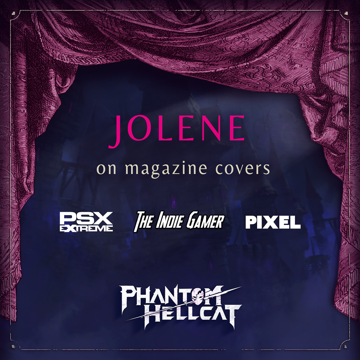 PhantomHellcat's tweet photo. Esteemed Guests! After taking the stage at #Gamescom, #PhantomHellcat took the front covers of gaming magazines. In addition, you can find interviews with @IronCreations inside. Weโre super proud! See more on Steam ๐ญ https://t.co/l0OMHmd85Q
#IndieGame #Gaming #IndieDev https://t.co/cVpBmN3J0Y