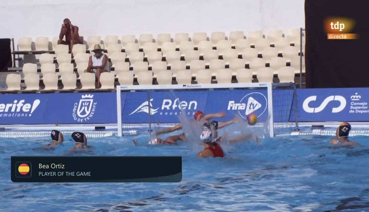 PipeOlimpico's tweet photo. #Waterpolo #LigaMundial 🚺#Superfinal2022 🇪🇸

Grupo B (1ªJ)
✅ @SpainWpFem🇪🇸 golea 21-4 a Nueva Zelanda🇳🇿 y supera el trámite del primer día…mañana empieza lo fuerte!

📆Mañana Jue.3 🆚 Hungría🇭🇺 14:40h

➡️Dos primeras de grupo a Semis
➡️España nunca ha ganado este torneo https://t.co/AegC29J9GG