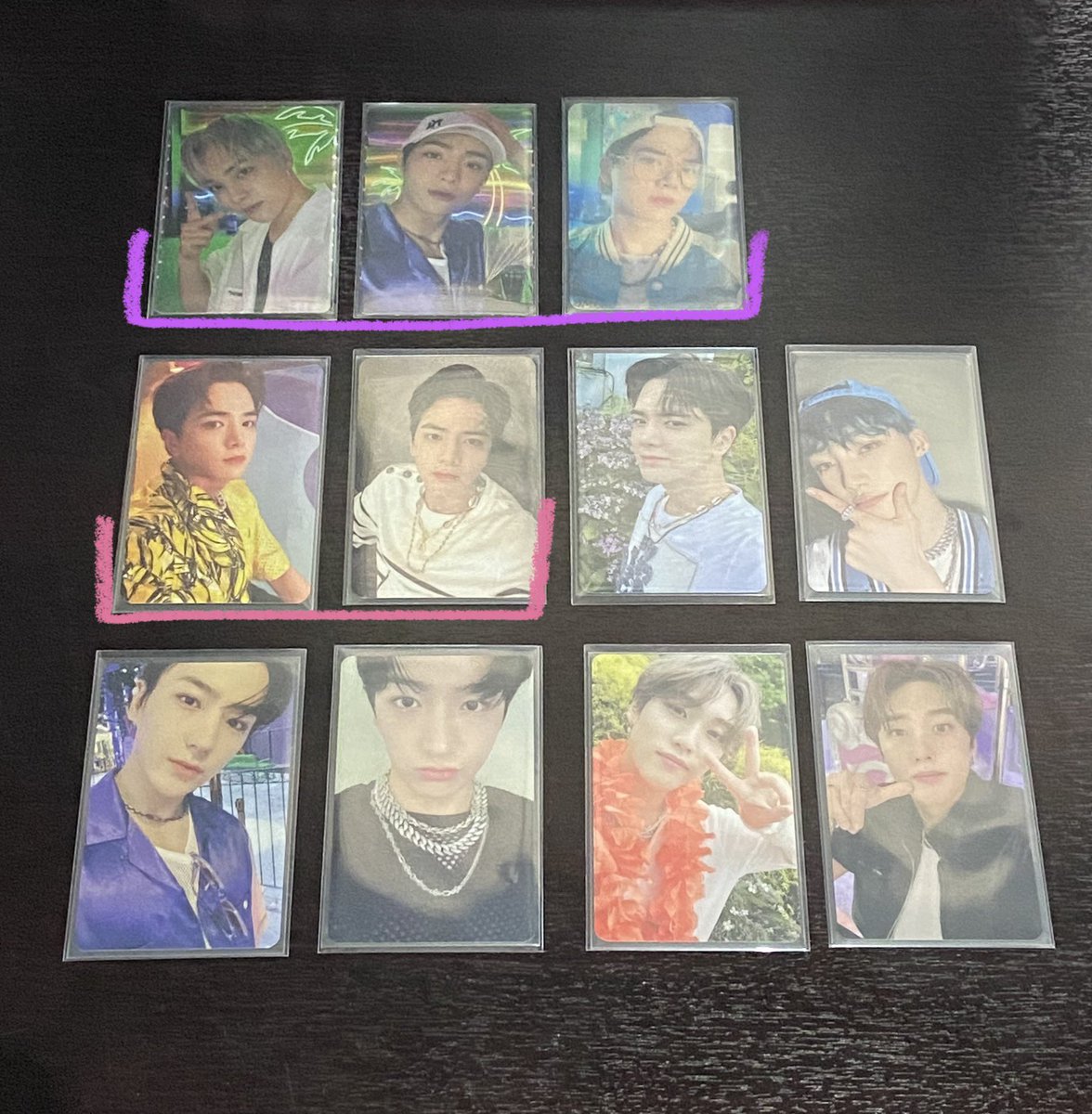 0228SHIBER's tweet photo. the boyz photocards pt.1

🤍- 90 set
thrill ride postcards- 30 ea 
💜- 30 ea
💖- 120 ea
the rest- 50 ea

t. tbz thrilling maverick mvrk sangyeon hyunjae younghoon jacob juhaknyeon kevin juyeon sunwoo eric q changmin new chanhee pcs https://t.co/wqW98fPuBq