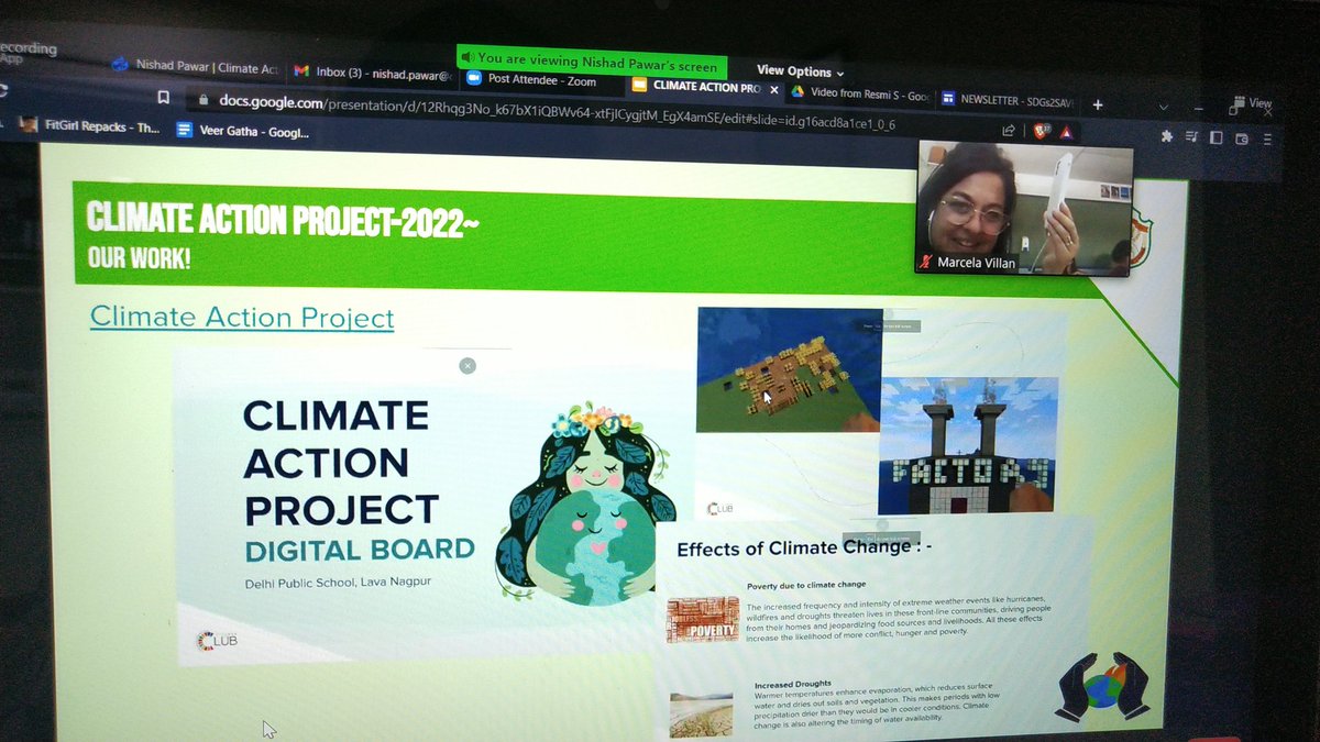 Delhi public school lava Nagpur India collaboration with Argentina saw love for football meet a common ground along with deep concern for climate change.