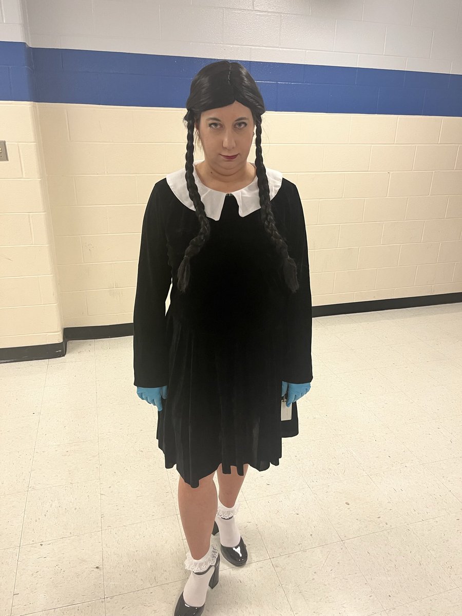 WellsWolverines's tweet photo. Congratulations to the winners of the Wells Halloween Costume Contest! Ms. Denmon won 1st Place as Fiona!! 2nd Place goes to Ms. L. Hernandez as the inflated Pumpkin and 3rd place goes to Ms. Pipher as Wednesday!!! Great job ladies!  @SpringISD @ELARSuperstar @LaQuishaKnowle1 https://t.co/OCw8W90xIy