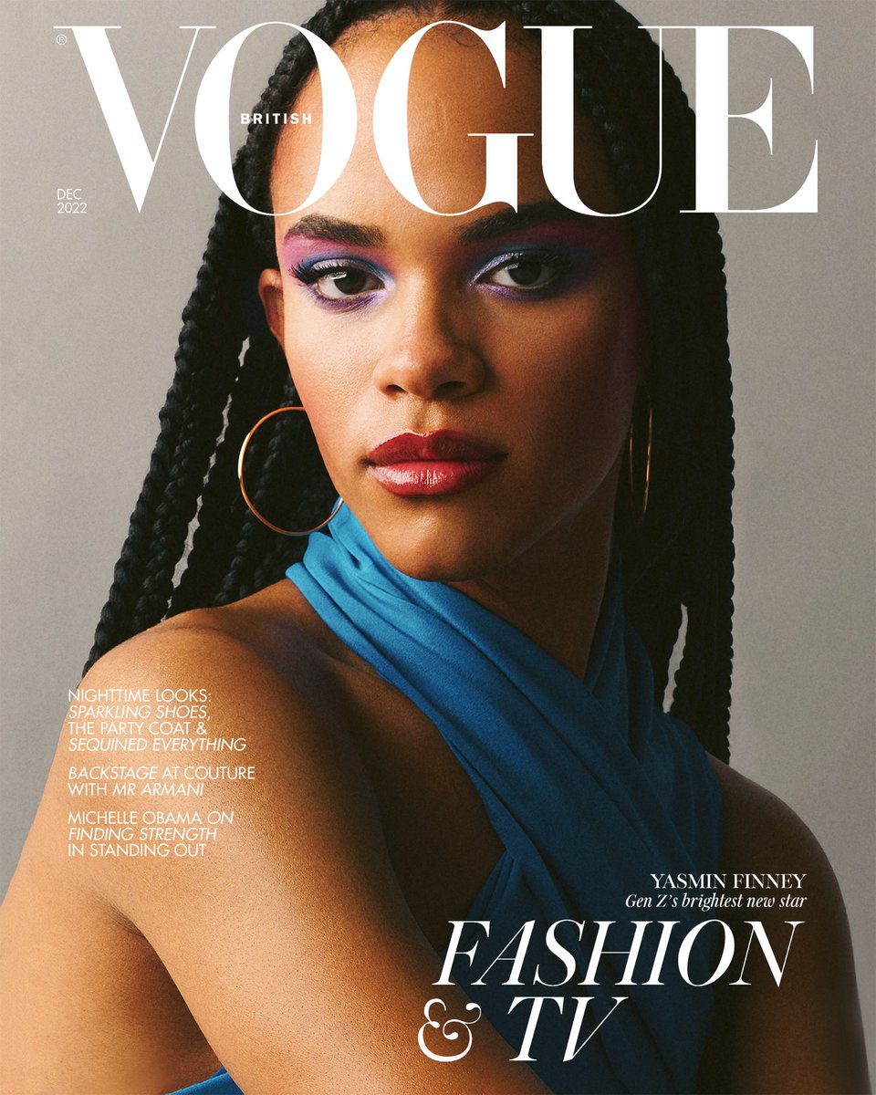 Yasmin Finney de ‘Heartstopper’ na nova edição da Vogue Britânica.