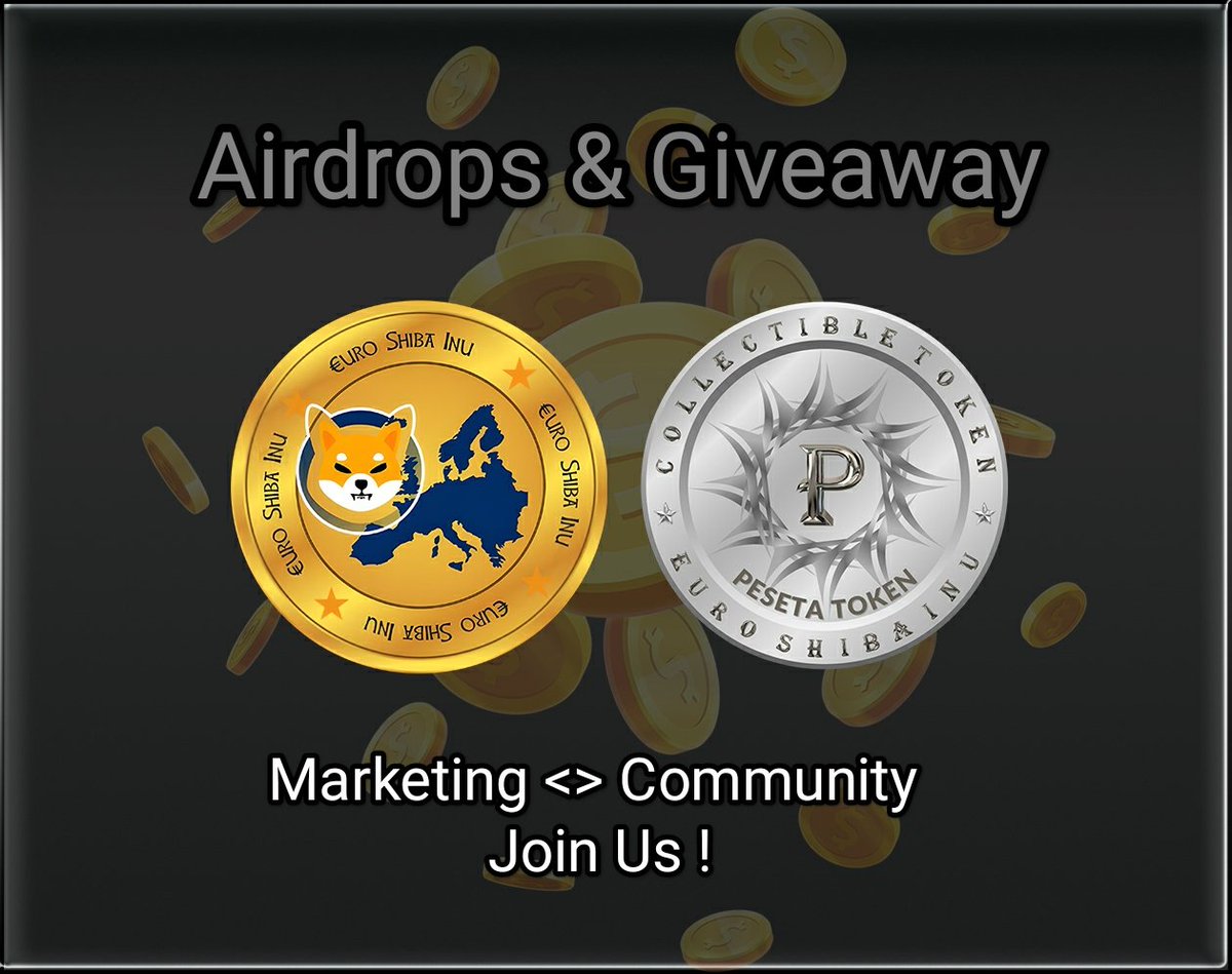 Would you like to invest in crypto but your economic situation does not allow it?
Help us grow our community, tag your friends and family.
We will have #AirdropCrypto &amp; #Giveaways for all our followers for a long time.

💎RT, Like &amp; Tag your friend.
💎Drop Your wallet.
#EuroShiba