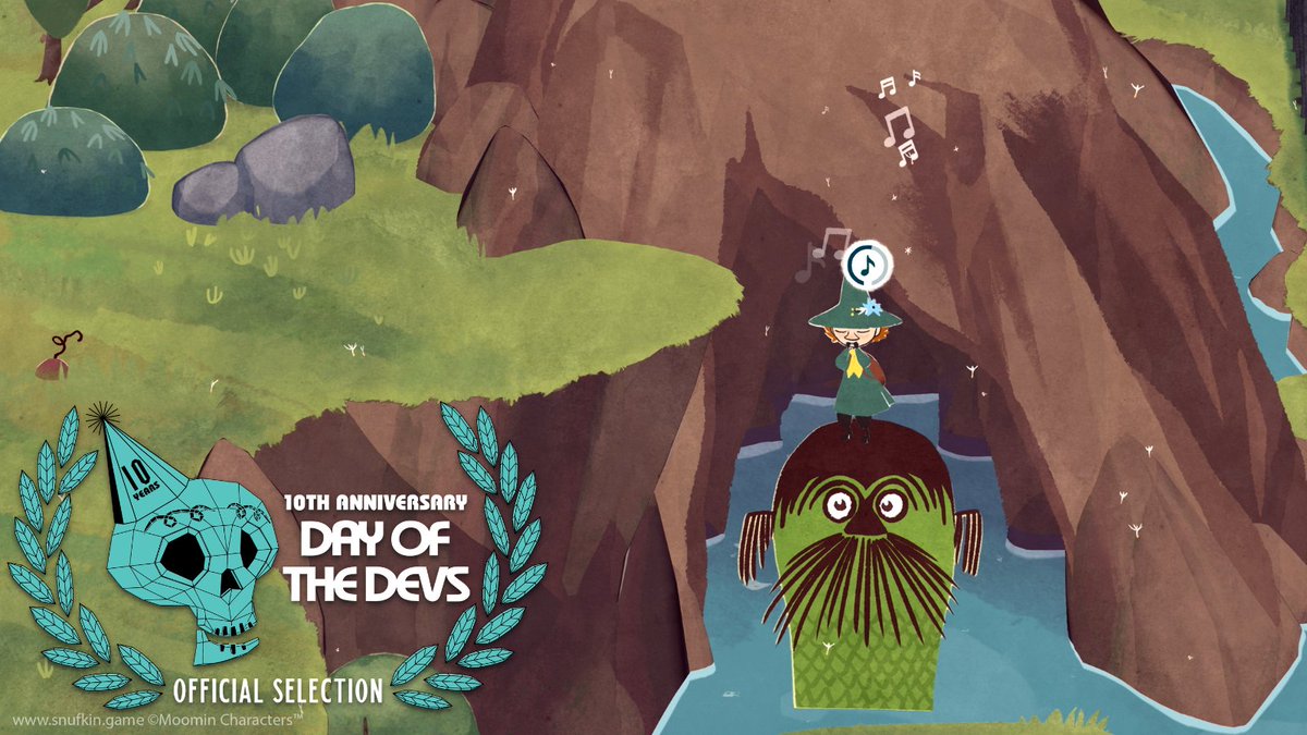 hypergames's tweet image. IT'S @DAYOFTHEDEVS WEEK!!💀

Thanks to @DoubleFine &amp;amp; @iam8bit we'll be taking part in their digital showcase!

Tune in November 3rd for a sneak peek at Snufkin: Melody of Moominvalley 🏕 

Learn more: dayofthedevs.com | #dayofthedevs #indiedev