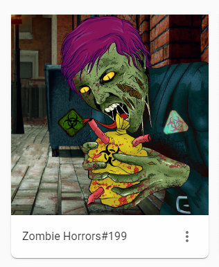 🌱☠️ New MINTS of Zombie Horrors have hit Dexie.  Snag a killer deal while you can! ☠️🌱

#XCH #CHIA #ChiaNFT #NFTCommuinity #ZombieNFT