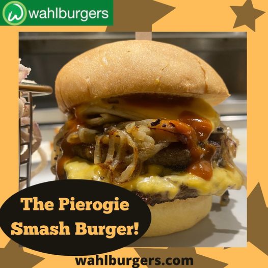It's Pittsburgh Wednesday at #Wahlburgers! Take $2 off our Pierogie Smash Burger on a <a href="/mancinisbakery/">Mancini's Bakery</a> bun.