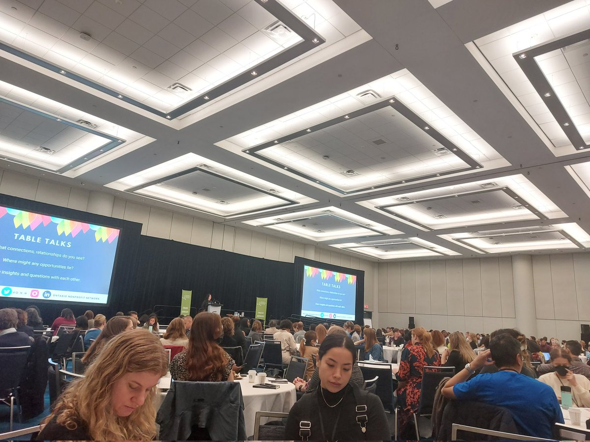 Attending #nonprofitdriven <a href="/o_n_n/">Ontario Nonprofit Network</a> ,among hundreds of other  leaders!
Look forward to learning, collaborating and networking!