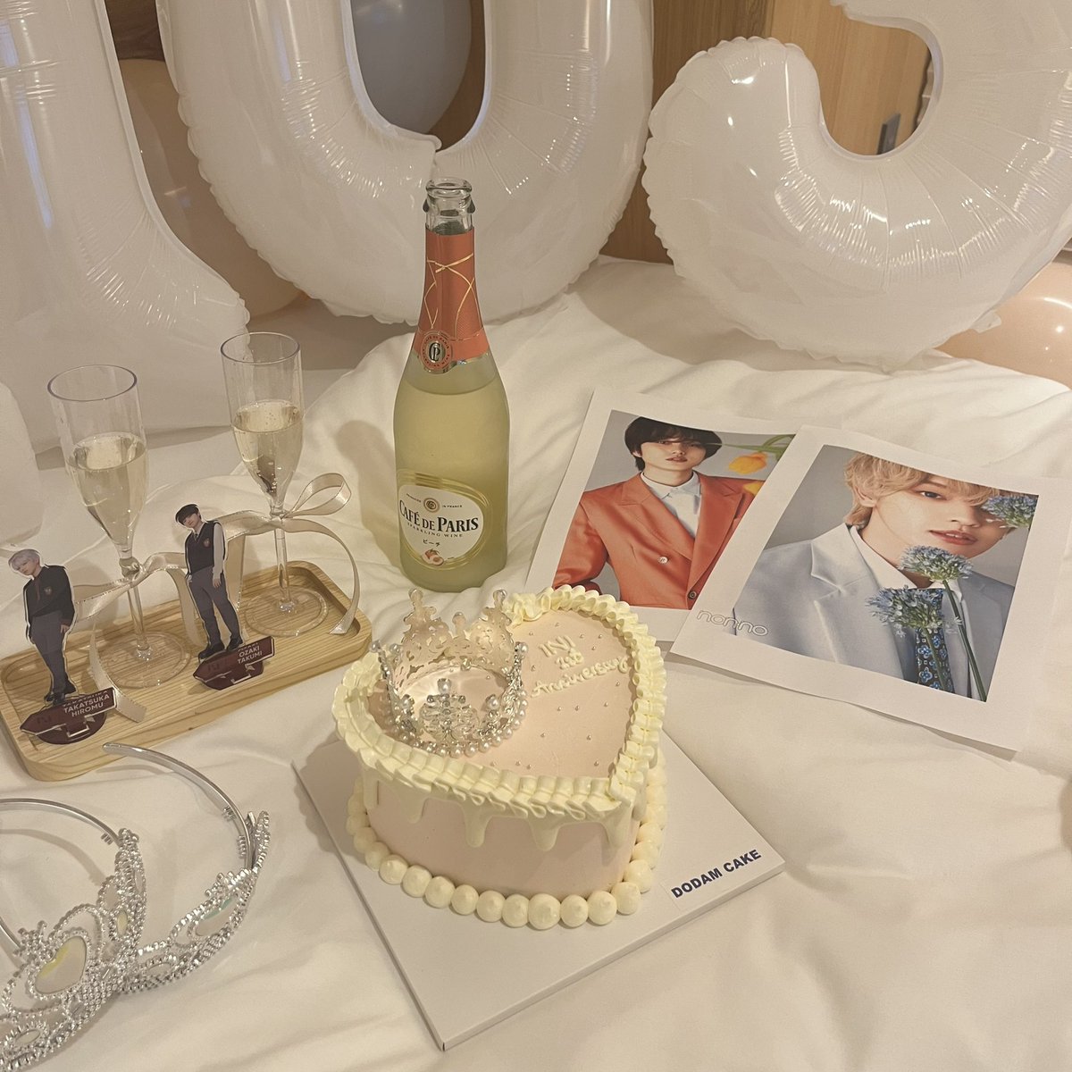 tk__kn614's tweet photo. 𝐈𝐍𝐈 𝟏𝐬𝐭 𝐀𝐧𝐧𝐢𝐯𝐞𝐫𝐬𝐚𝐫𝐲 𓂃𓈒𓏸

いつもたくさんの幸せをありがとう.
どこまでも成長し続けるINIが大好きです.
これからも一緒に色んな景色を見ていきたいな.

今年も大夢推しの友達とお祝いした🐹

#僕らは世界で歌い続ける_INI 
#Happy_1stAnniv_INI
#INI @official__INI  #尾崎匠海 https://t.co/Alfh0tlRcF