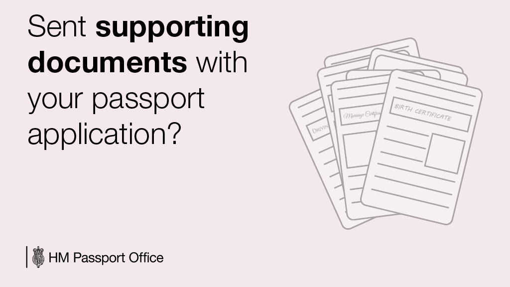 HM_Passport's tweet photo. Your supporting documents will be returned separately from your new British passport. 📝

#SupportingDocuments https://t.co/jWij8jls5Q