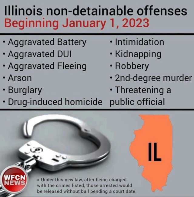 The rise in crime throughout America is intentional and encouraged by the left The Illinois State legislature passed the almost 800-page, laughably named “SAFE-T Act” in the middle of the night, with only 40 minutes of public review