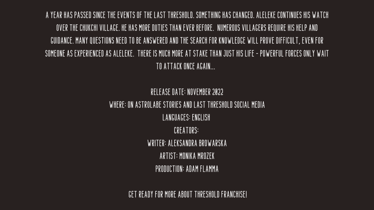 AstrolabeStori2's tweet photo. ANYONE OUT THERE? 🤩

We have another exciting piece of info for you! 🥳

With pleasure, we reveal our webcomic Chronicles of Aleleke! 🤓

Don’t miss it! 😍

—

#comic #comicbook #comics #horror #lovecraft #franchise #hplovecraft #horrorgame #comichorror #webcomic https://t.co/fH9s04PtCX