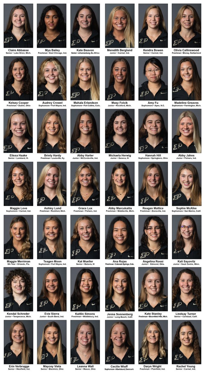 Squad at 42 strong this season. #boilerup 

🏊‍♀️ Roster: purduesports.com/sports/womens-…