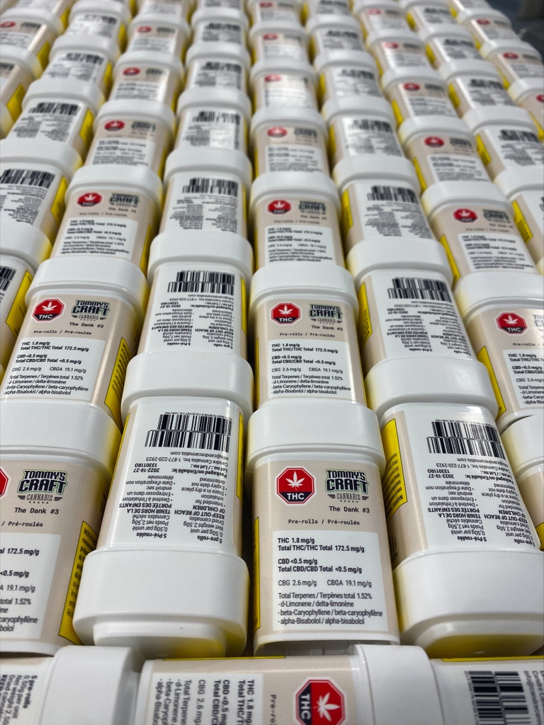 Expertly crafted with whole milled flower, 5 packs of The Dank #3 pre-rolls from Tommy's Craft are landing on Alberta order forms this week 
⁠
Citrus &amp; gas forward, top terps incl limonene, caryophyllene, and bisabolol.

Fresh! Packaged on Oct 27!