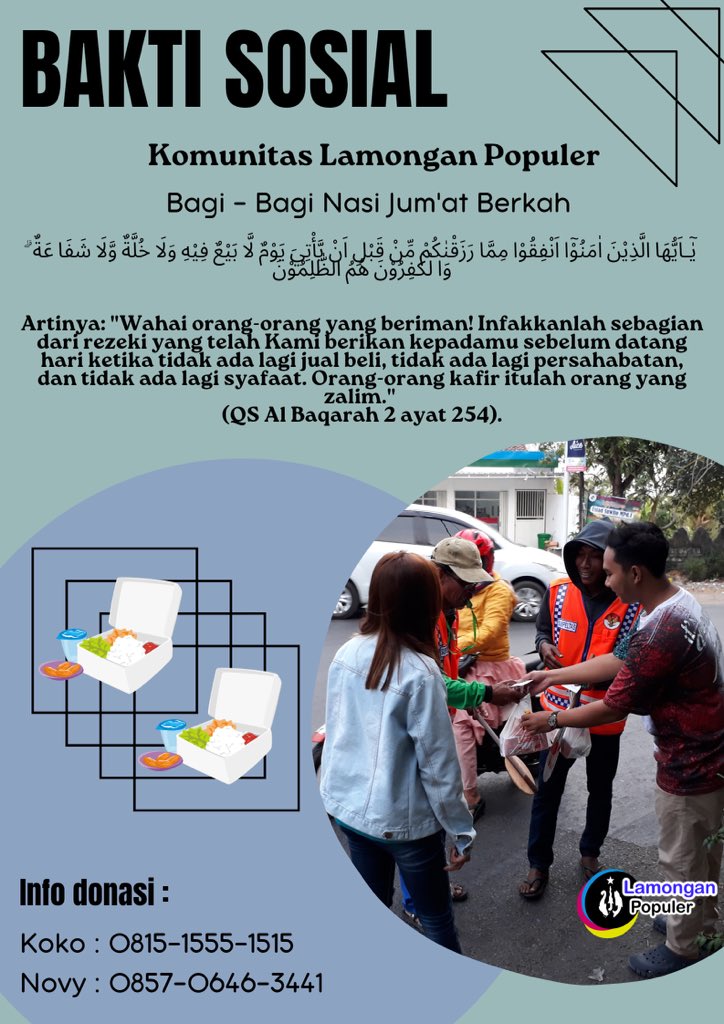 Lamonganpopuler's tweet photo. Yang Ingin Berdonasi Bisa DM instagram @Lamonganpopuler https://t.co/5fAr8xe7QG