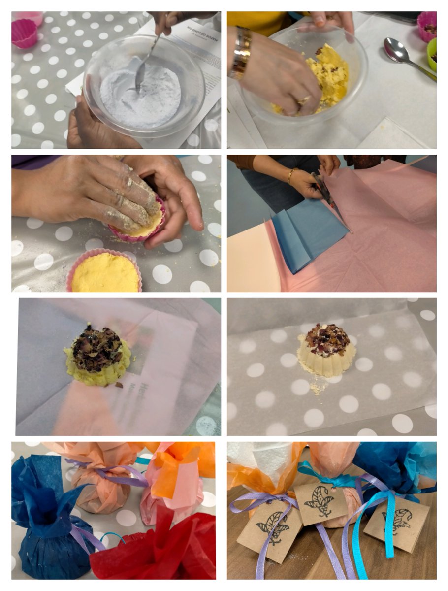 ShanajSalahudd1's tweet photo. Bath fizzes, body scrubs, bath bags, body balms....such wonderful treats for participants to take home after each session of fun learning!
@HCGAGardens @WAESonline #PimlicoLibrary @WCCLibraries https://t.co/fkr0buvL7Q
