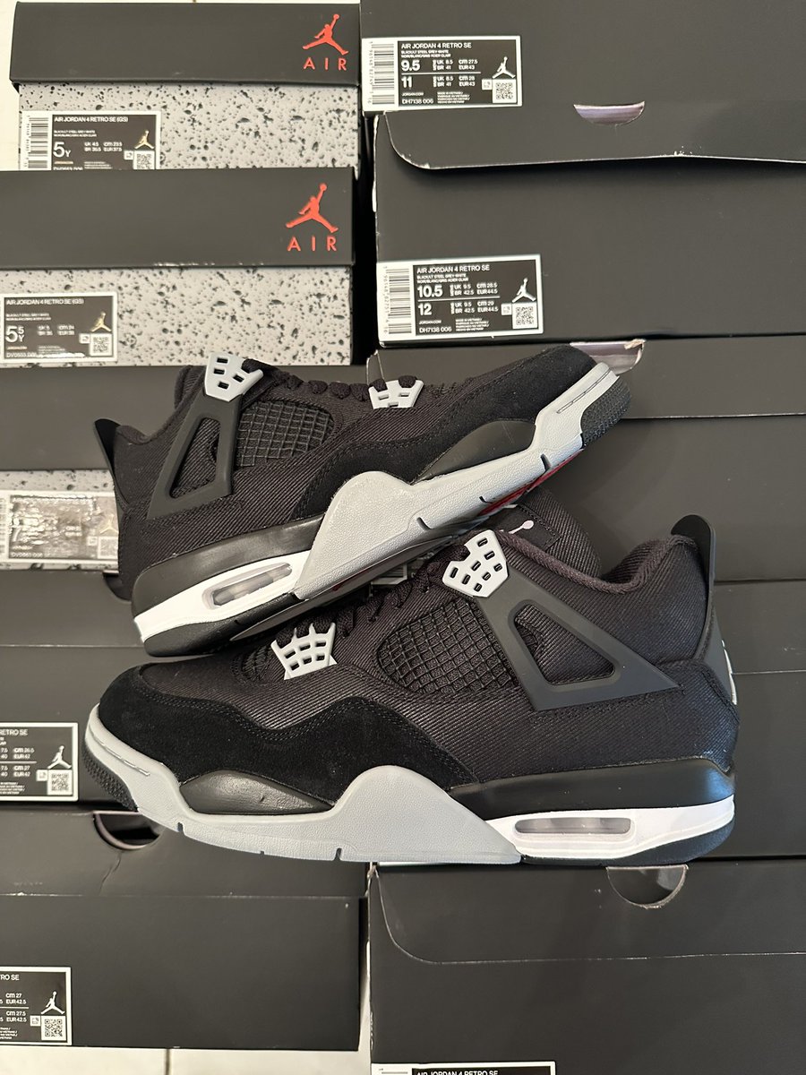 andres_menahem's tweet photo. Jordan 4 “Black Canvas” ♠️
Sizes Available https://t.co/NpyWxZZ9Bl