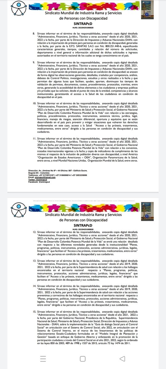 FUNDACION FUNDISCOL tweet media