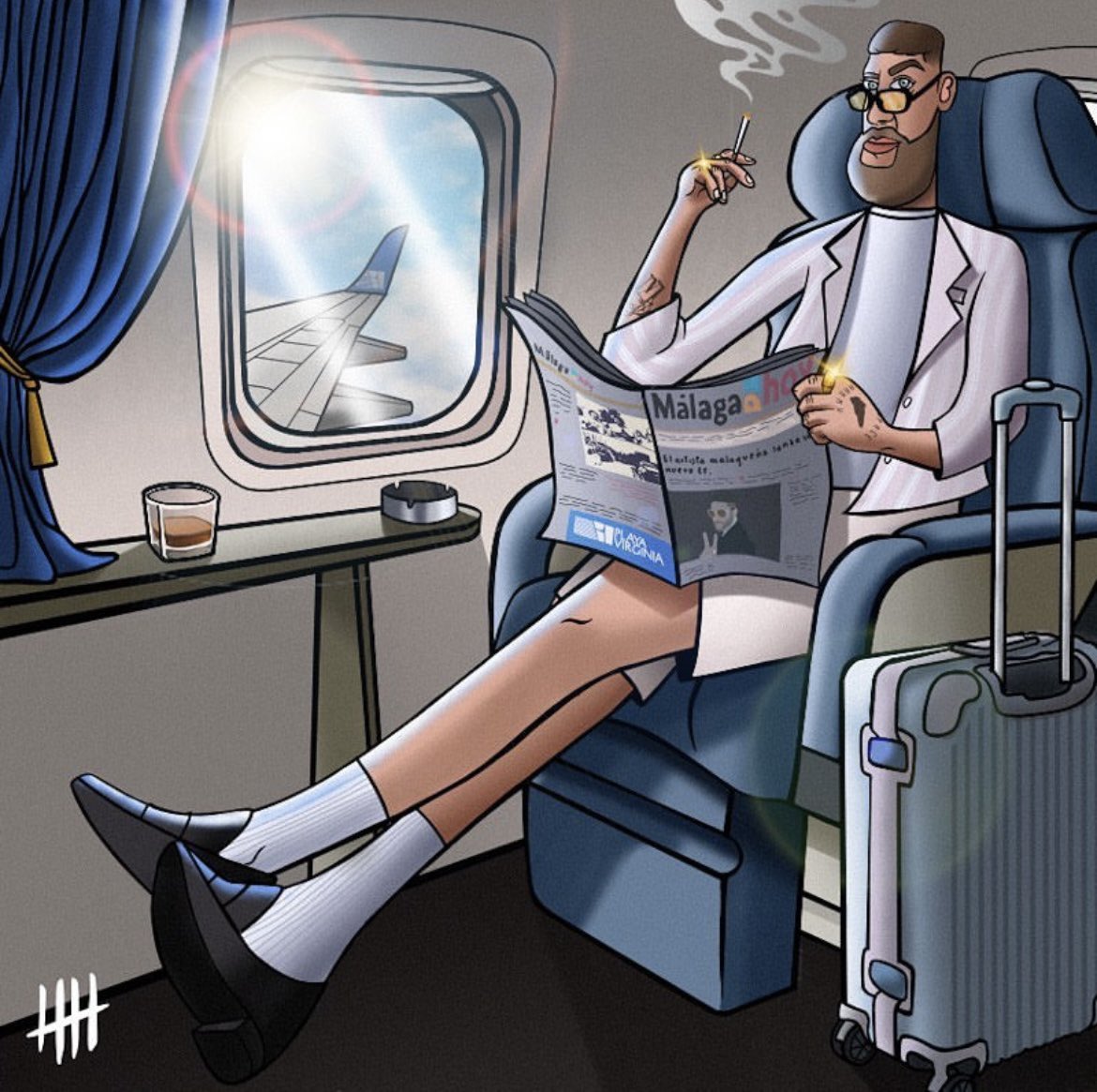delaossapicasso's tweet photo. Fan Art de @dibujinho para Playa Virginia. Que arte tiene la gente carajo 🤍🛩 https://t.co/nfZNt1QxOG