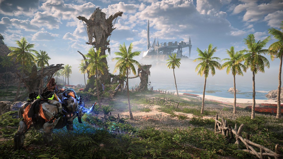 daniadam94's tweet photo. Ragnarök előtt visszanéztem az eddigi legszebb crossgen játékba és hát na....hiába a PS4-et célozták elsősorban, nem gyengén sikerült a PS5 verzió. Amúgy ez a balanced mód, ami nagyjából 4K-ban 40 fps-el fut. #HorizonForbiddenWest #balancedmode #PS5Share #screenshot #gaming https://t.co/oEkPeeuyXe