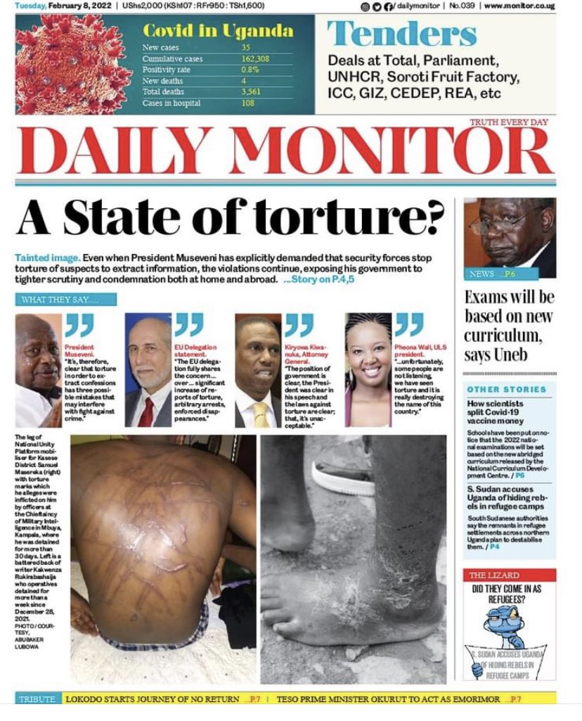 OmutakaG's tweet photo. @UNGeneva The 40 years of bloodshed and torture in uganda must come to an end #UgandIsBleeding https://t.co/2Qw25gNJJq