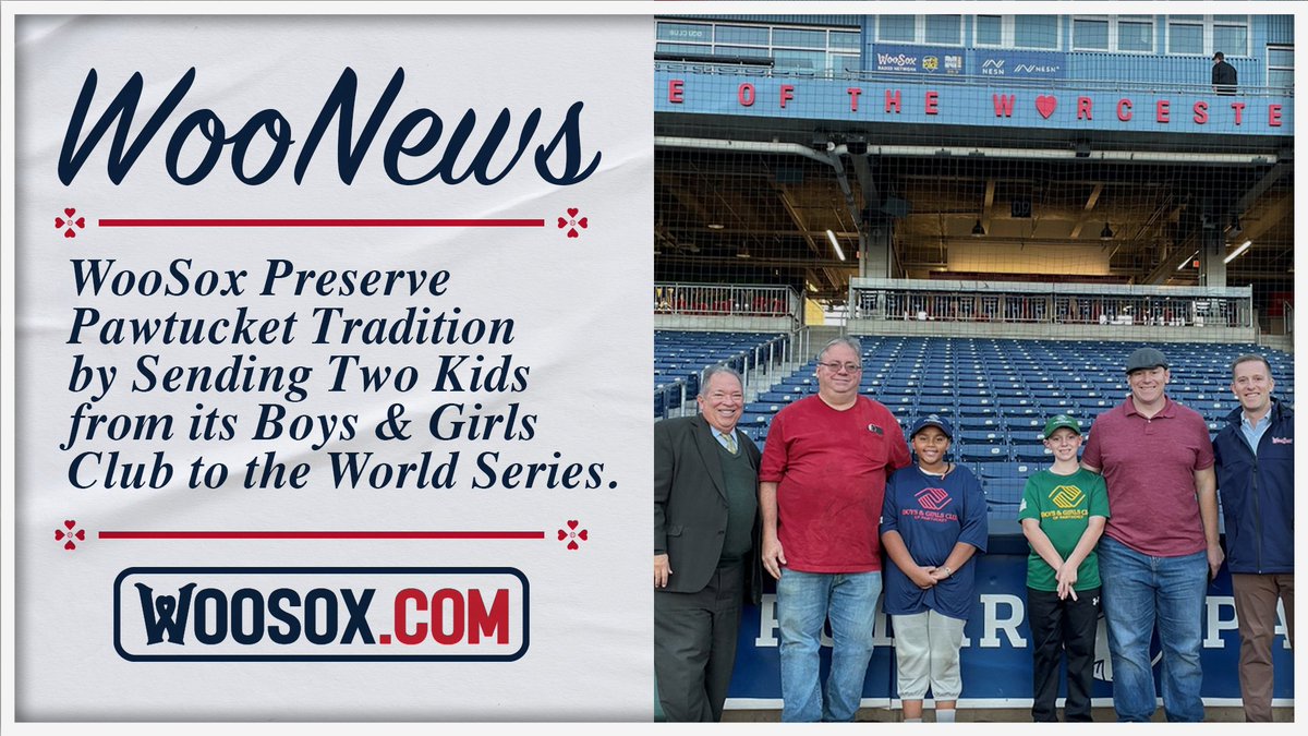 Continuing a Pawtucket tradition that dates back 72 years.

📝: milb.com/worcester/news…