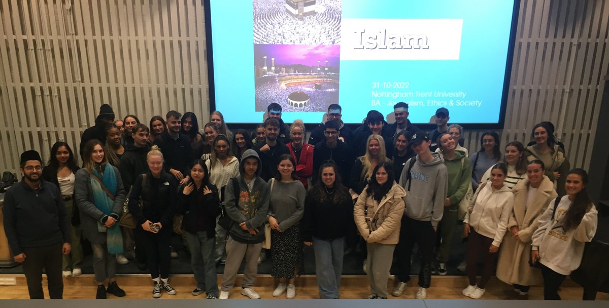TracyPowell (@tracypowell123) on Twitter photo A big thank you to Imam <a href="/Adeelahmadshah/">Adeel Shah</a> of the Ahmadiyya Muslim Community in London for coming to talk to some of our Y2 journalism students about representation of Islam in the media <a href="/TrentUni/">Nottingham Trent University</a> <a href="/ntuhum/">NTU School of Arts and Humanities</a> A big thank you to Imam <a href="/Adeelahmadshah/">Adeel Shah</a> of the Ahmadiyya Muslim Community in London for coming to talk to some of our Y2 journalism students about representation of Islam in the media <a href="/TrentUni/">Nottingham Trent University</a> <a href="/ntuhum/">NTU School of Arts and Humanities</a>