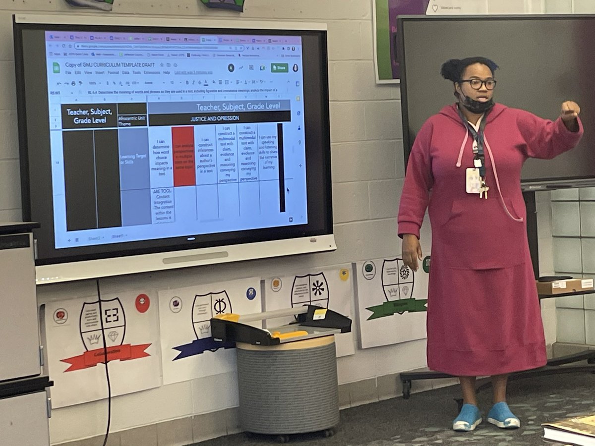 mspagesays's tweet photo. When I tell you we have THE BEST ELA Department 👏 in 👏 the 👏country 👏! They are helping @STEAM_GEMS change the world through literacy. Their Social Justice and Oppression units need to be published for the rest of the world. 🌎 #GEMkeeper #CROWNSup #limitlesspossibilities https://t.co/sSg9EsB3lW