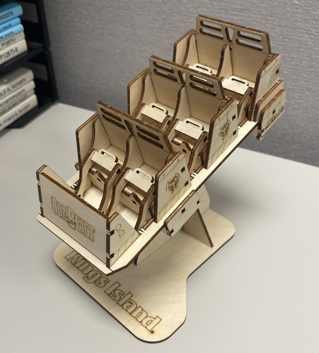 BuckeyeCoaster's tweet photo. Adding the @coasterdynamix #SonofBeast - @KingsIslandPR Coaster Cutout to the collection now at work!

This one has a special place in my heart as my first major coaster I worked on for an entire season when I worked in rides at the park! #CoasterCuts #KingsIsland #CoasterDynamix https://t.co/yOdYTi9lfU