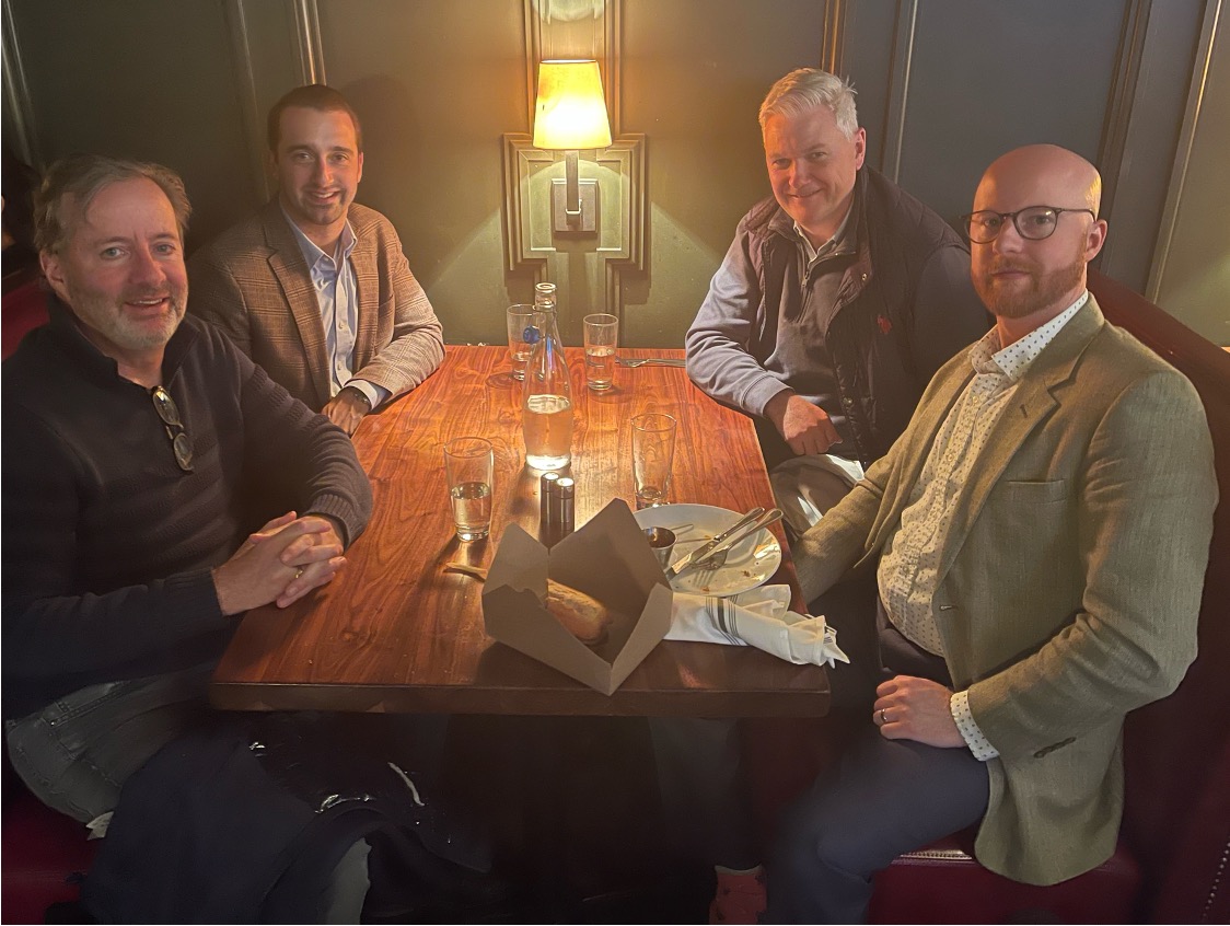 Paul McCarthy and <a href="/DougMcCalmont/">Doug McCalmont</a> of <a href="/Chrysalis_DAE/">Chrysalis DAE</a> were honored to have spent Monday morning with Jeff Stone and Tyler Allen of Port One Companies discussing our firms' future collaborative opportunities. Looking forward to growing this relationship!