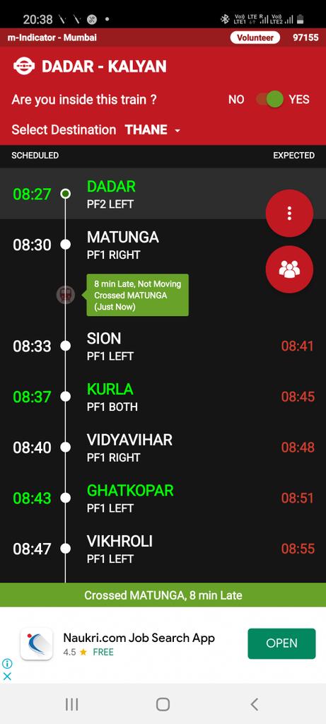ChandnaSRK's tweet photo. A train which never runs on time which is supposed to serve purpose of managing crowd of Dadar @Central_Railway when no fast local in period of 8:15pm -8:45 pm in eve peak hr and @mumbairailusers are bound to suffer due to pathetic @drmmumbaicr https://t.co/e0h7pz9W55