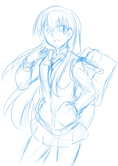 久々に描いてる気がする 