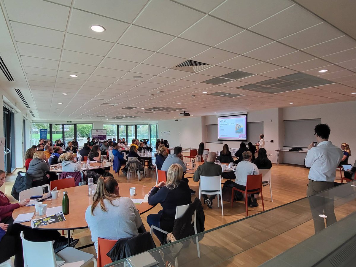 MoveMoreCIO's tweet photo. Wow! Really insightful speech from Sue Wilkinson from @afPE_PE Association for Physical Education lots of laughs, stories and raised eyebrows in the room! #EveryChildActive #PEConference #PrimaryPE #PhysicalEducation https://t.co/jPupNEQErY