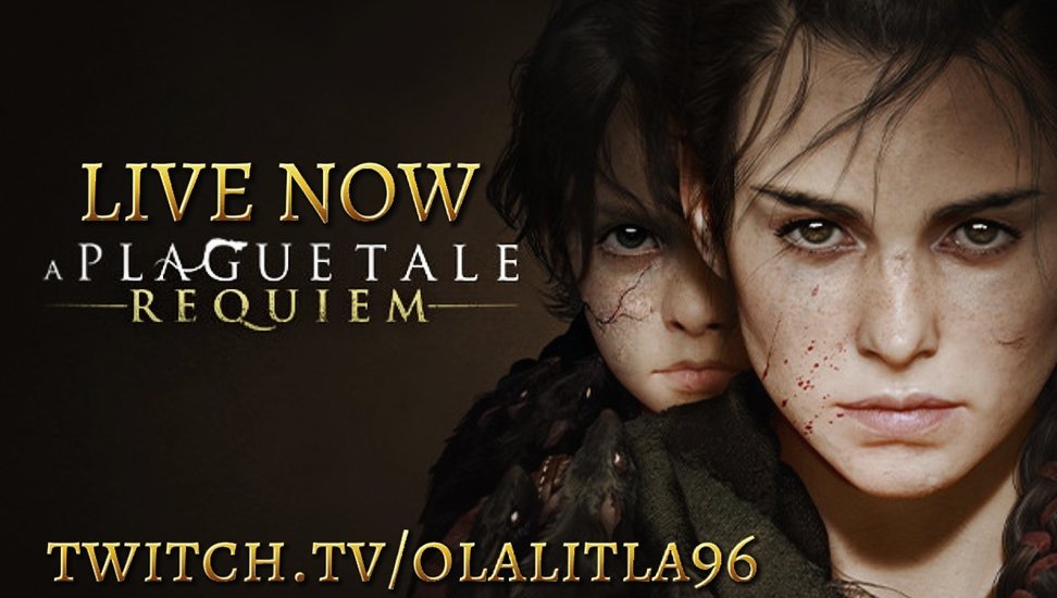 olalitla96's tweet photo. We are live with a new story game! Get your snacks &amp; enjoy the ride. 🍿❤

🎮: A Plague Tale: Requiem

Embark on a heartrending journey into a brutal, breathtaking world, and discover the cost of saving those you love in a desperate struggle for survival.

https://t.co/cToTqw272N https://t.co/LCok5Ti3bE