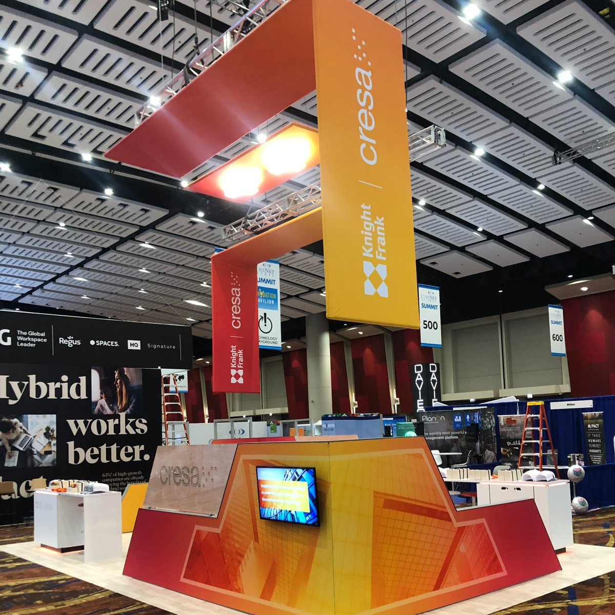 CresaCorp's tweet photo. It's great to be with our Global Portfolio Solutions partner @knightfrank at the @CoreNetGlobal Summit this week. Come see us in the Innovation Pavilion!

#CNG22Chicago #corenet #CRE https://t.co/Cc01ef6vzu