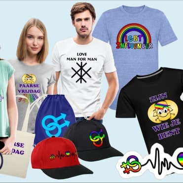 Maak je eigen leuke paarse kleding voor Paarse Vrijdag op 9 december! Lhbtiqplus. Myspreadshop.nl