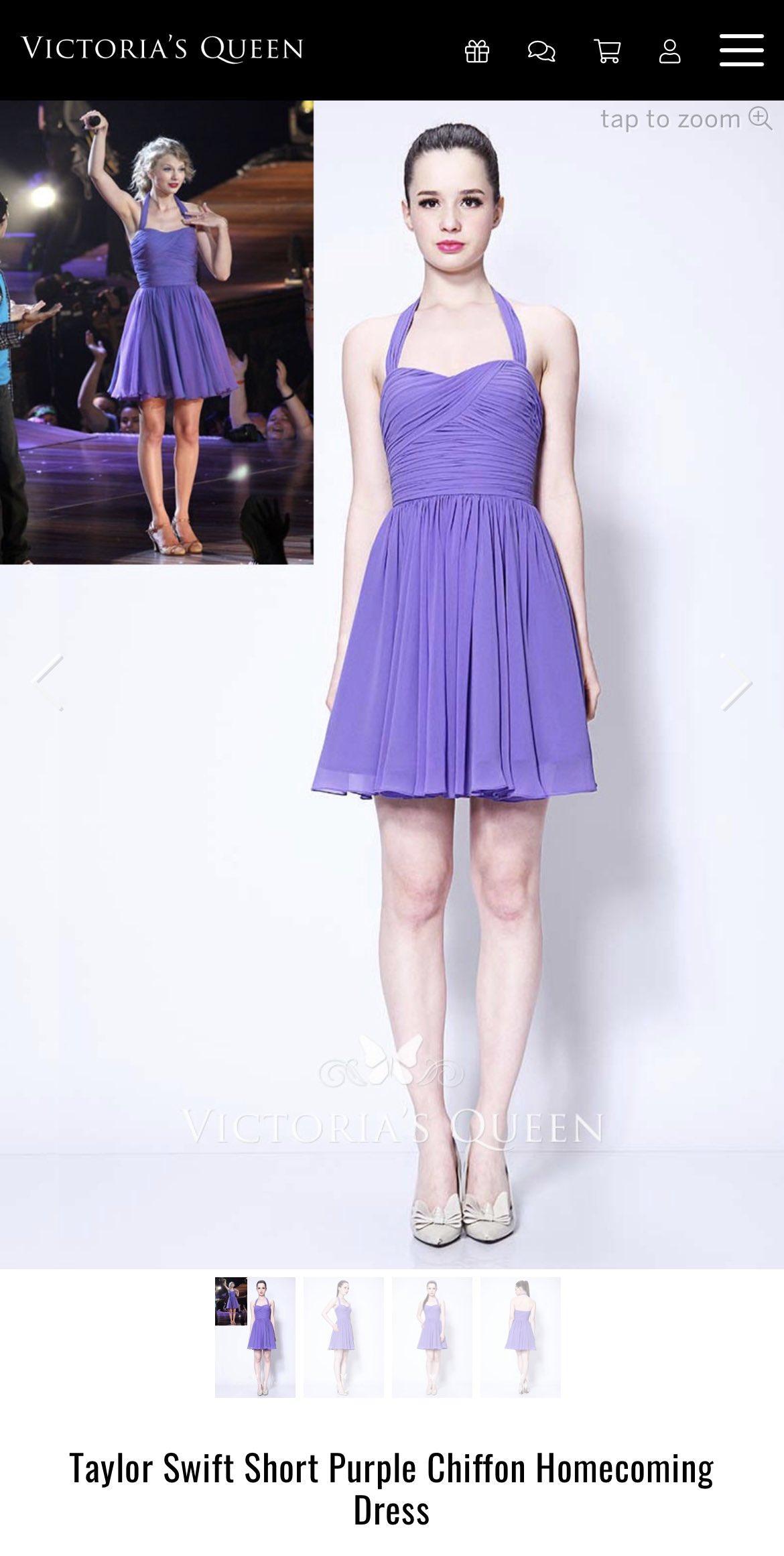 Purple halter dress short 2025