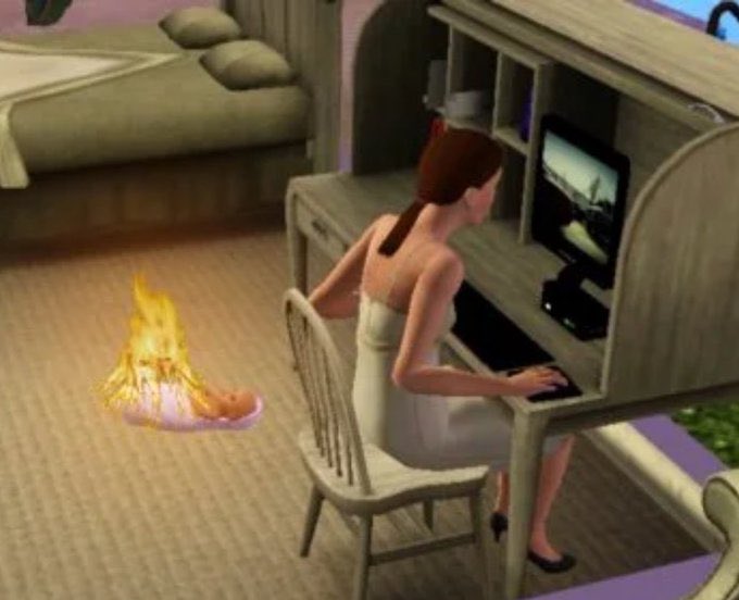 not now sweetie, mommy’s about to win this blitz game