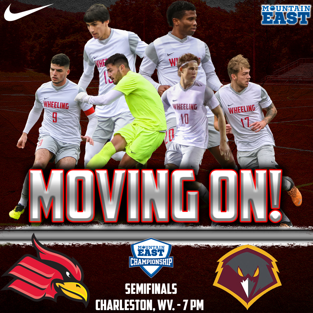 The stage is set for an exciting MEC Semifinal round as <a href="/WU_M_Soccer/">Wheeling U Men’s Soccer</a> moves on!

They will take on #1 seeded Charleston in their semifinal round match tomorrow night with kick-off at 7 PM at the Welsh Athletic Complex on the campus of The University of Charleston #GoCards