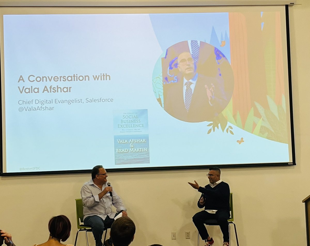 Akhilesh Sharma (He/him) (@akhilesh2s) on Twitter photo 💥 The highest of distinctions is the service to others. #LeadershipMatters
💥 Its an immense pleasure and honour to hear one of the very distinguished Industry Leaders <a href="/ValaAfshar/">Vala Afshar</a> in person. #SalesforceOhana
<a href="/salesforce/">Salesforce</a> <a href="/trailhead/">Trailhead</a> <a href="/BostonSFDC/">Boston Salesforce Admn Group</a> 💥 The highest of distinctions is the service to others. #LeadershipMatters
💥 Its an immense pleasure and honour to hear one of the very distinguished Industry Leaders <a href="/ValaAfshar/">Vala Afshar</a> in person. #SalesforceOhana
<a href="/salesforce/">Salesforce</a> <a href="/trailhead/">Trailhead</a> <a href="/BostonSFDC/">Boston Salesforce Admn Group</a>