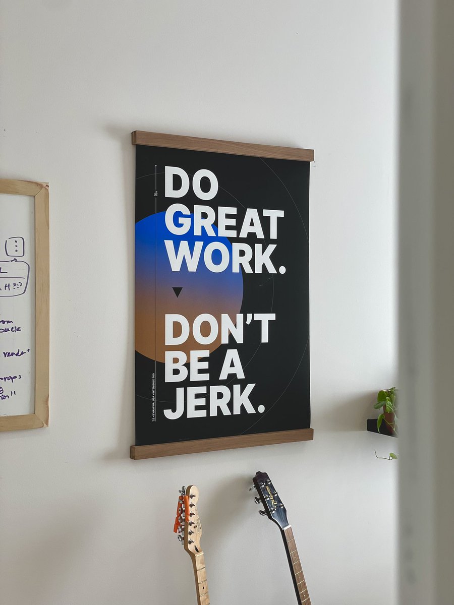 New poster has arrived – compete with an <a href="/_Unframes/">Unframes</a> in solid walnut👌