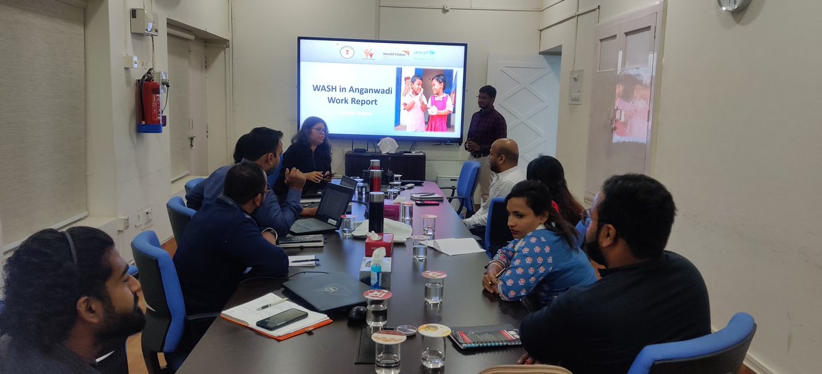 ANTARLINA22's tweet photo. Review meeting of WASH in AWCs team,World Vision India, Chhattisgarh with UNICEF.@ManiAnupam @sweta247 @ashishapri2 @UNICEFIndia @WVIndia @Kesharisahu3 @Deeksha12719150 @meenakshi_dew @kuchbhisharma_ @DAGESHWER @Nidhisen84 @Shanu_Biswas_ https://t.co/uBfksMqZhm