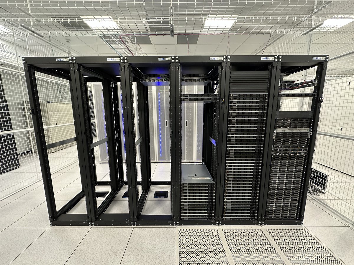 We’re busy restocking our sites, and today is 5 more racks at PIT1! #hosting #servers #10gbps #crypto