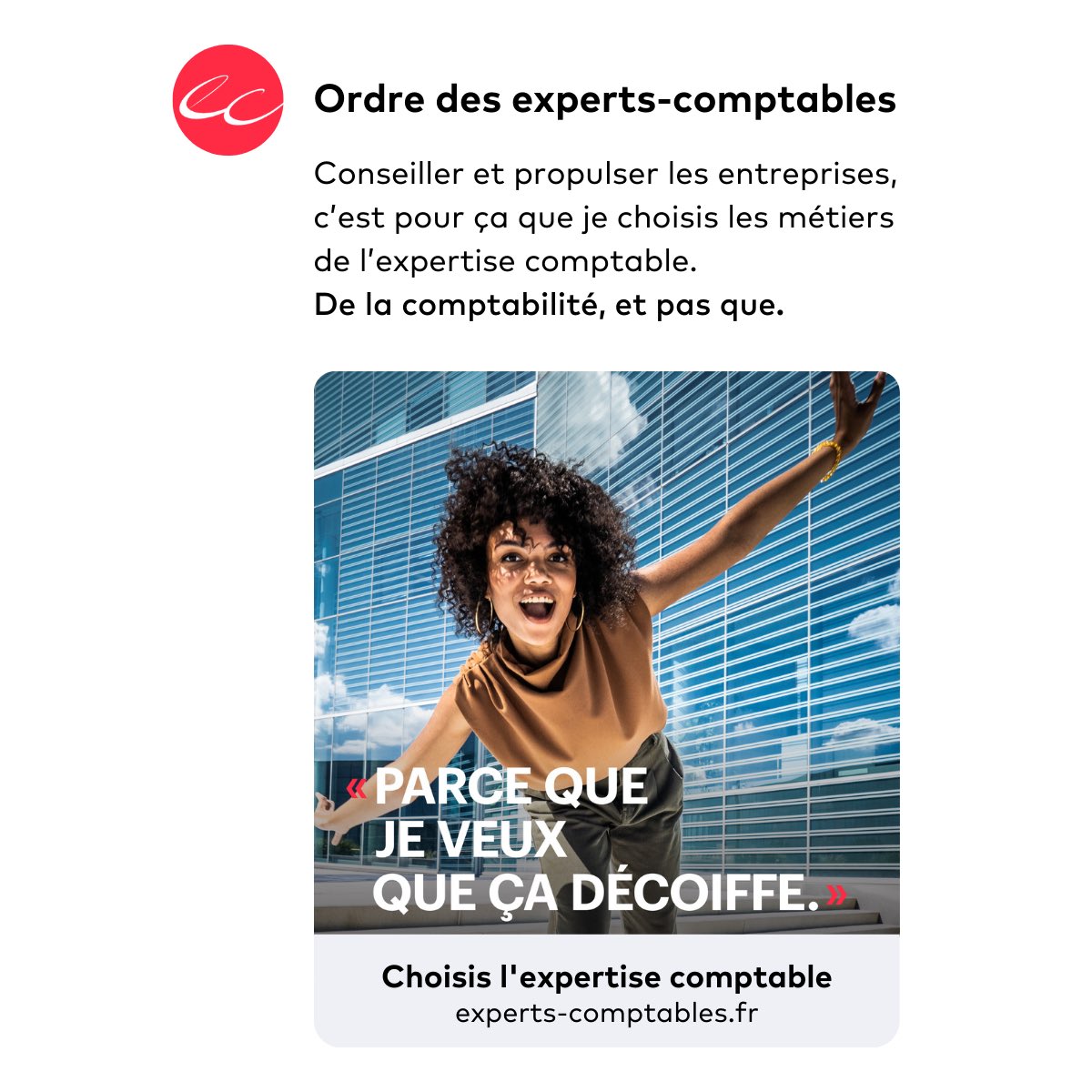 LIONEL CANESI (@lionelcanesi) on Twitter photo 🚀📱 💻 Campagne attractivité des experts comptables 📱 🚀  
La campagne du <a href="/CSOEC/">CNOEC 🚀</a> destinée à montrer aux jeunes une profession moderne, pleine de sens 🤝 & d'utilité🔥. Une profession passionnante au ❤️🔥de la société.
très bon retour des jeunes et des spécialistes de la com 🤩 🚀📱 💻 Campagne attractivité des experts comptables 📱 🚀  
La campagne du <a href="/CSOEC/">CNOEC 🚀</a> destinée à montrer aux jeunes une profession moderne, pleine de sens 🤝 & d'utilité🔥. Une profession passionnante au ❤️🔥de la société.
très bon retour des jeunes et des spécialistes de la com 🤩
