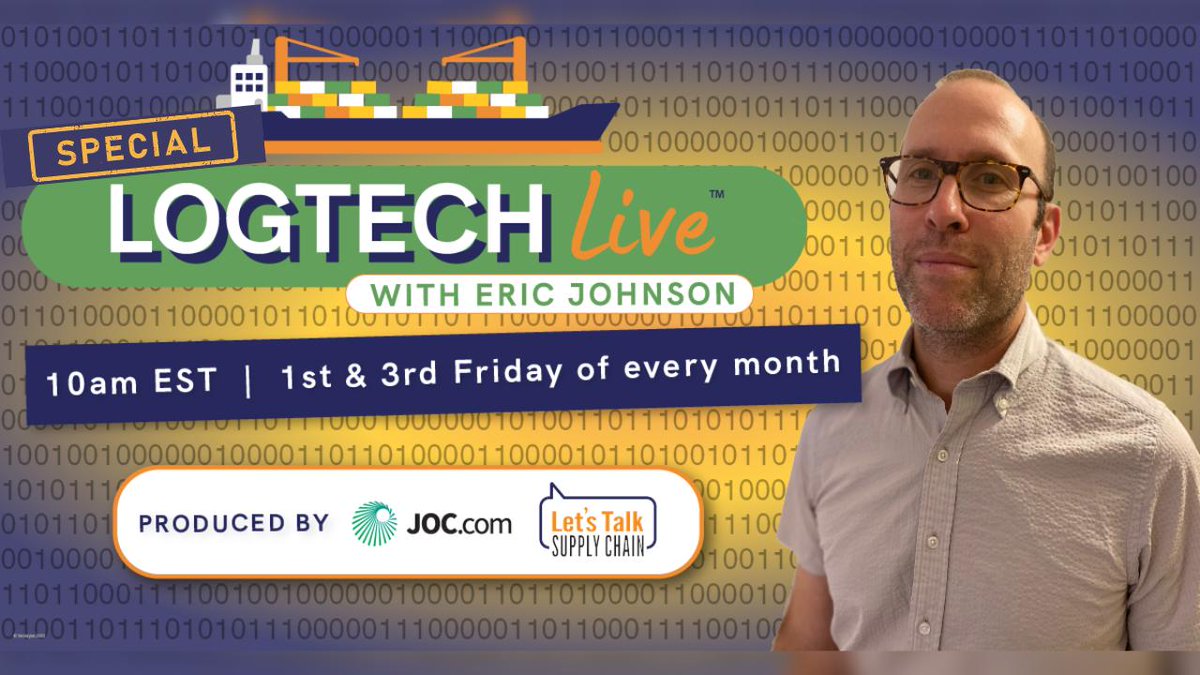 chain_io's tweet photo. Don't miss #LogTechLive this Friday at 10 am ET for a conversation between our CEO, @BGlick and Christian Hammer, CTO at @tradelens_! Learn more and RSVP Now: https://t.co/yXm8JTkQNs #LogTech #SupplyChain https://t.co/gzpCZ1scWw