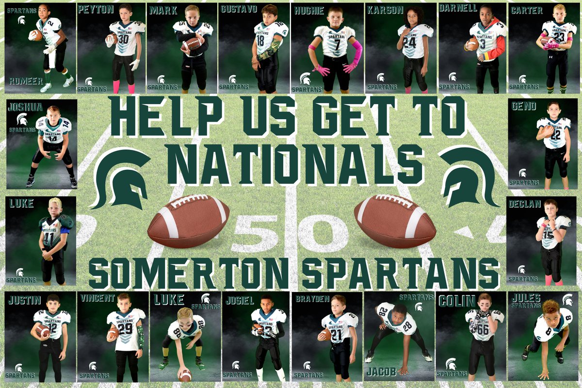 ebrosious0213's tweet photo. Just like the Philadelphia Phillies, the Somertan Spartans are participating in a National Championship! Please donate, or share and help us raise funds to get there! They are tax deductable!! https://t.co/1mNXKCG96v https://t.co/yNuAXyMcsg