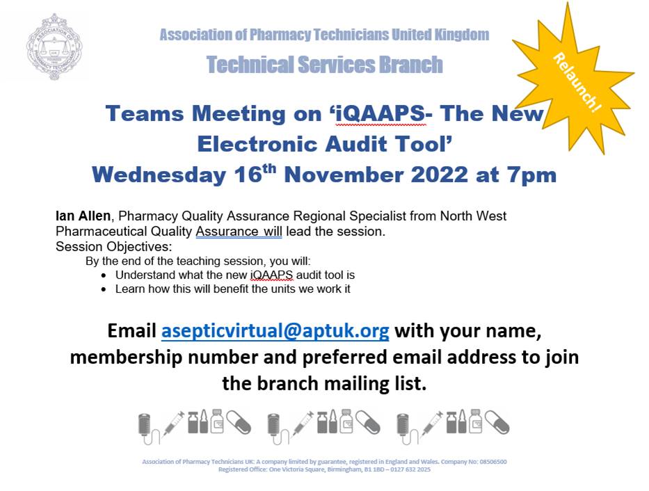 APTUK Technical Services Branch tweet media